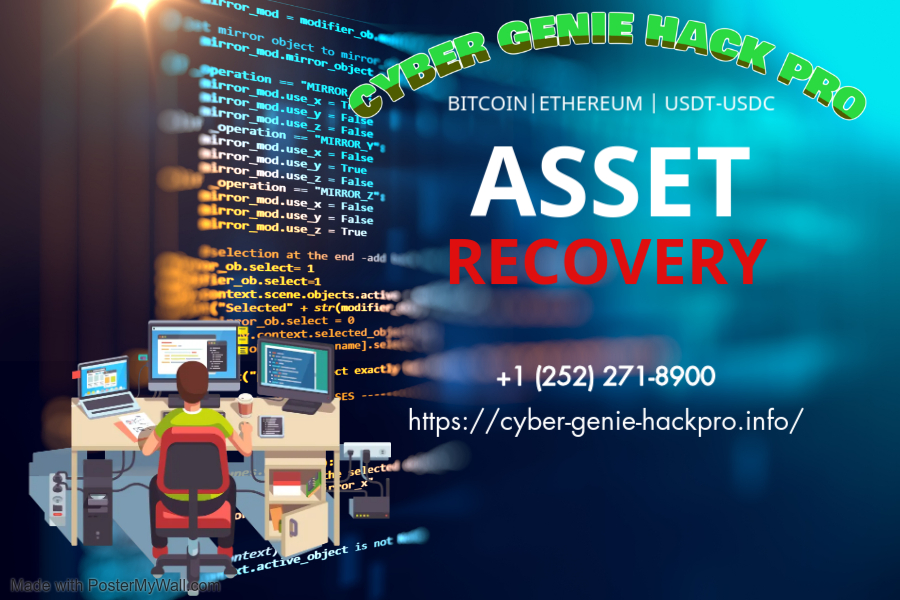 CRYPTO ASSET RECOVERY - CYBER GENIE HACK PRO