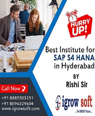 SAP HANA Online Training Institute in Ameerpet Hyderabad | Igrowsoft